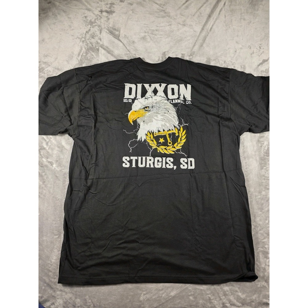Dixxon Flannel‎ S/S Eagle T-Shirt Sturgis, South Dakota Mens 3X Made USA NWOT